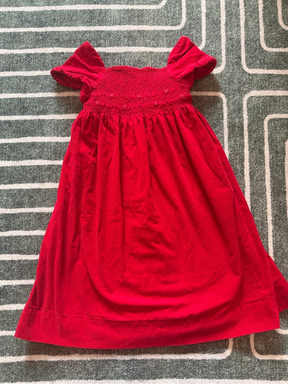 Ralph Lauren Corduroy Smoked Dress